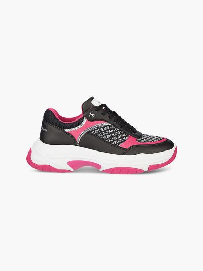 Calvin Klein Cipők HU574169 | Calvin Klein Chunky Női Sportcipő Fekete